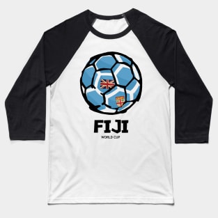Fiji Football Country Flag Baseball T-Shirt